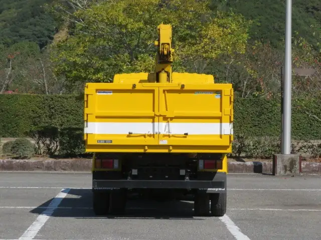 いすゞ エルフ 小型 ダンプ 土砂禁 クレーン付きの中古トラック画像7