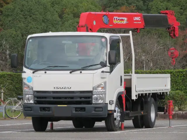 いすゞ エルフ 小型 クレーン付 6段 ラジコン の中古トラック【車両No.176021】