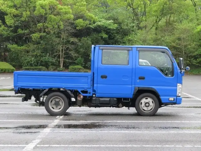 いすゞ エルフ 小型 平ボディ Wキャブ 床鉄板の中古トラック画像3