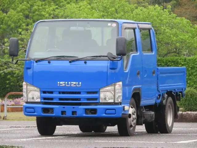 いすゞ エルフ 小型 平ボディ Wキャブ 床鉄板 の中古トラック【車両No.164350】