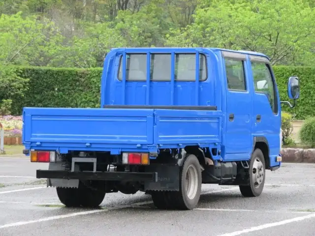 いすゞ エルフ 小型 平ボディ Wキャブ 床鉄板の中古トラック画像4
