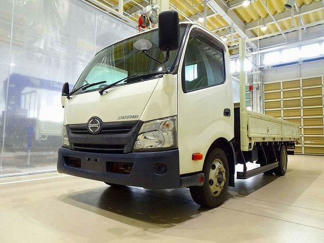 日野 デュトロ 小型 平ボディ ワイドロング TKG-XZU710M