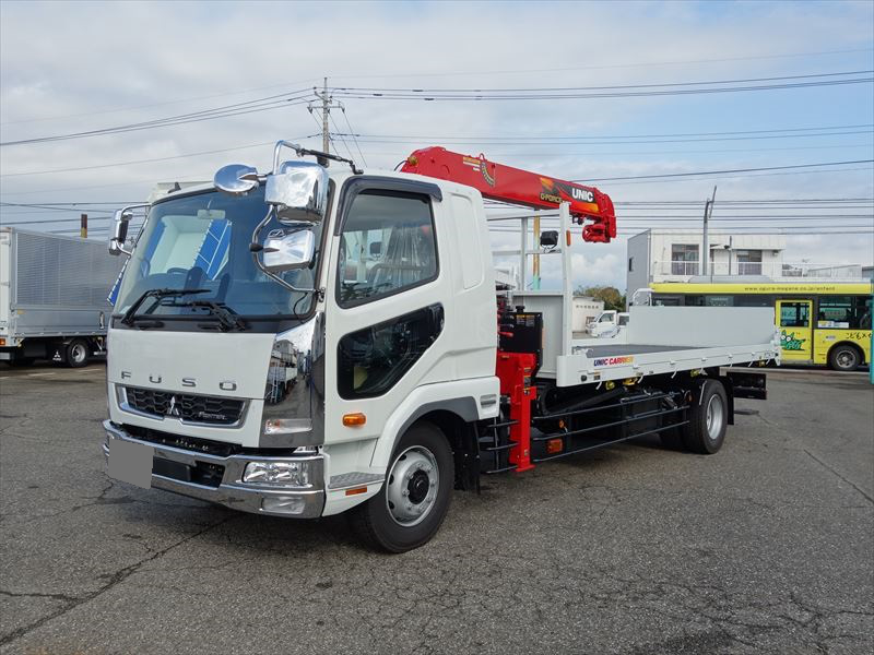 三菱 ファイター 中型/増トン 車両重機運搬 セーフティーローダー 2KG-FK62FZ
