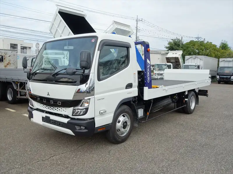 三菱 キャンター 小型 車両重機運搬 ラジコン ウインチの中古トラック画像1