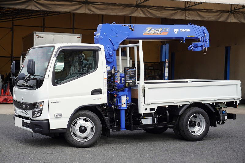 三菱 キャンター 小型 クレーン付 10尺