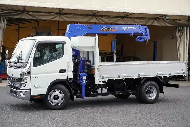 三菱 キャンター 小型 クレーン付 アルミブロック 4段｜画像1