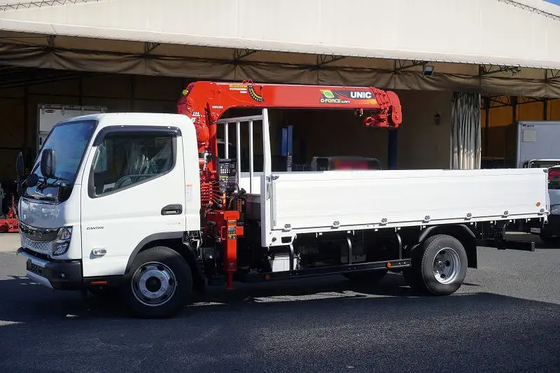 三菱 キャンター 小型 クレーン付 アルミブロック 4段 の中古トラック【車両No.176465】