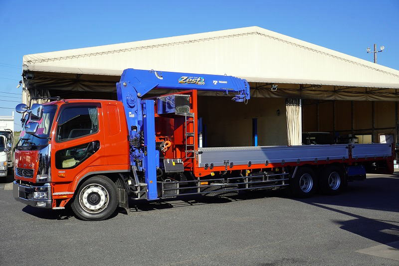三菱 ファイター 中型/増トン 車両重機運搬 セルフローダー 2DG-FQ62F