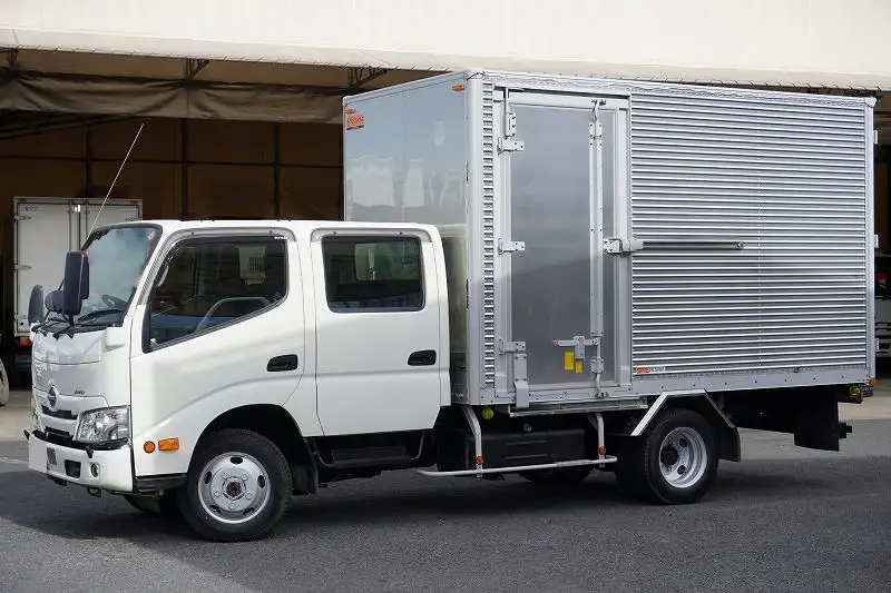 日野 デュトロ 小型 アルミバン Wキャブ サイドドア の中古トラック【車両No.176420】