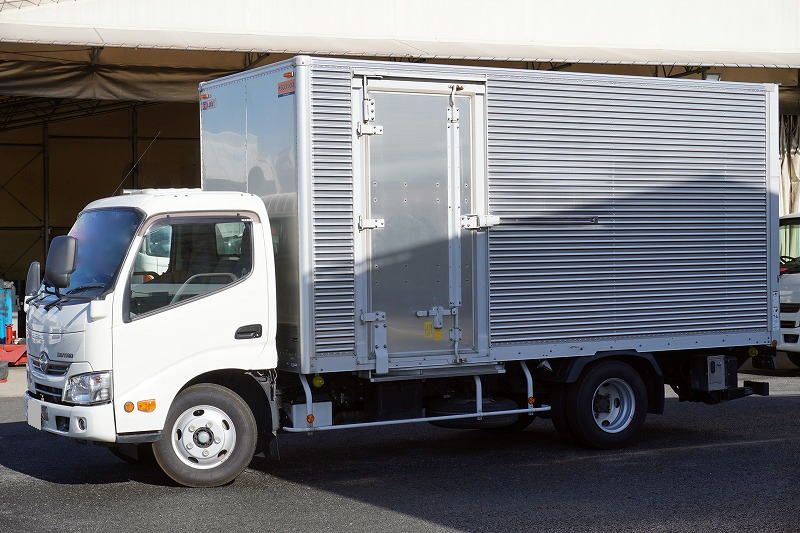 日野 デュトロ 小型 アルミバン 標準ロング TKG-XZU655M