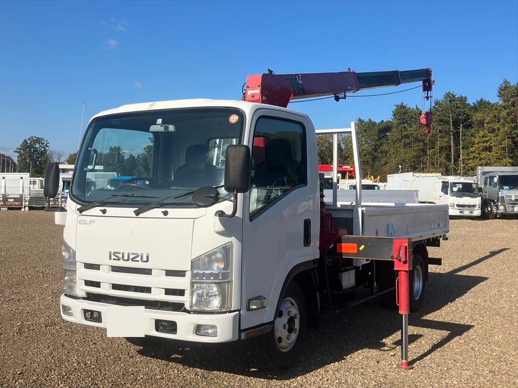 いすゞ エルフ 小型 クレーン付 標準ロング TKG-NMR85AN