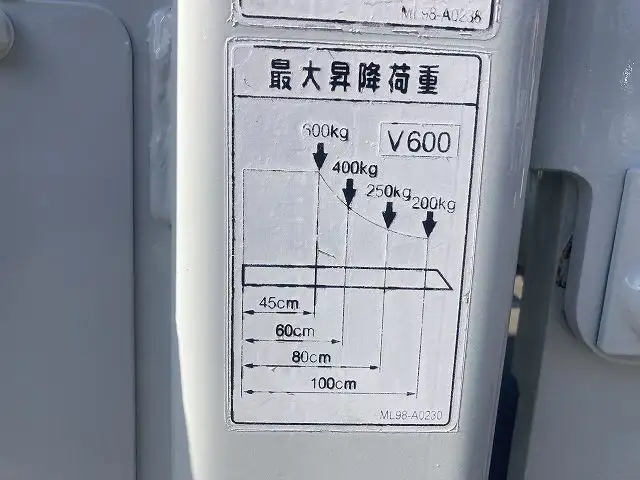 三菱 キャンター 小型 平ボディ パワーゲート 床鉄板の中古トラック画像6