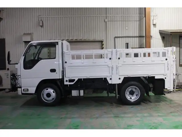 いすゞ エルフ 小型 平ボディ パワーゲート 床鉄板の中古トラック画像3