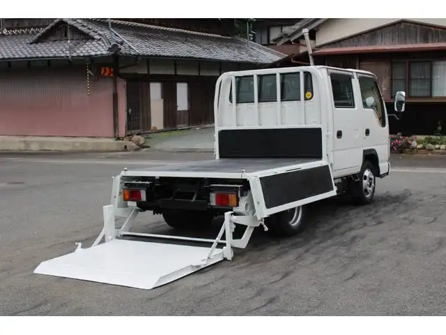 いすゞ エルフ 小型 平ボディ Wキャブ パワーゲートの中古トラック画像5