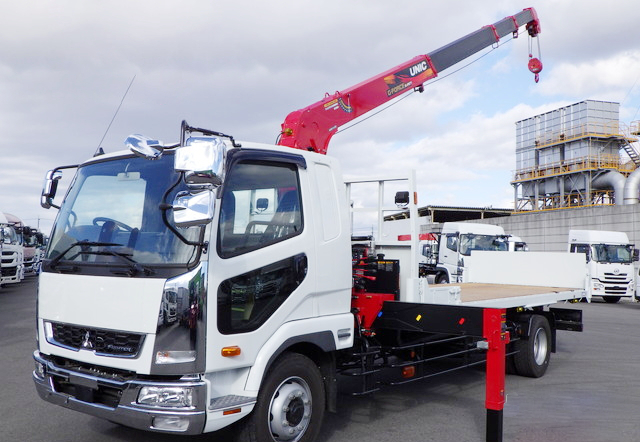 三菱 ファイター 中型/増トン 車両重機運搬 セルフローダー 2KG-FK62FZ