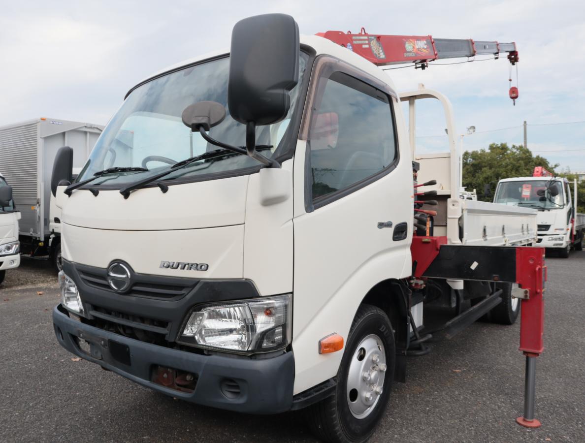 日野 デュトロ 小型 クレーン付 標準ロング TKG-XZU650M