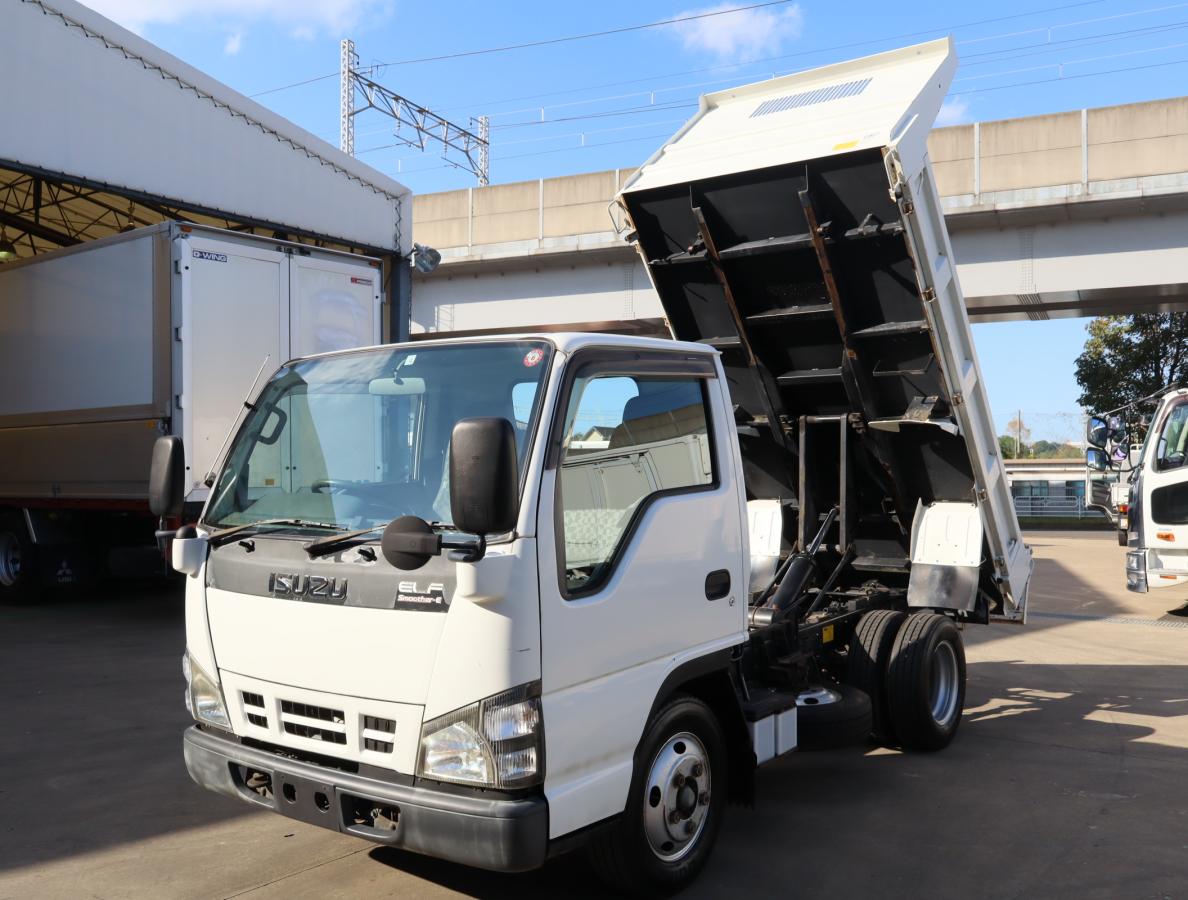 いすゞ エルフ 小型 ダンプ 10尺 PB-NKR81AD