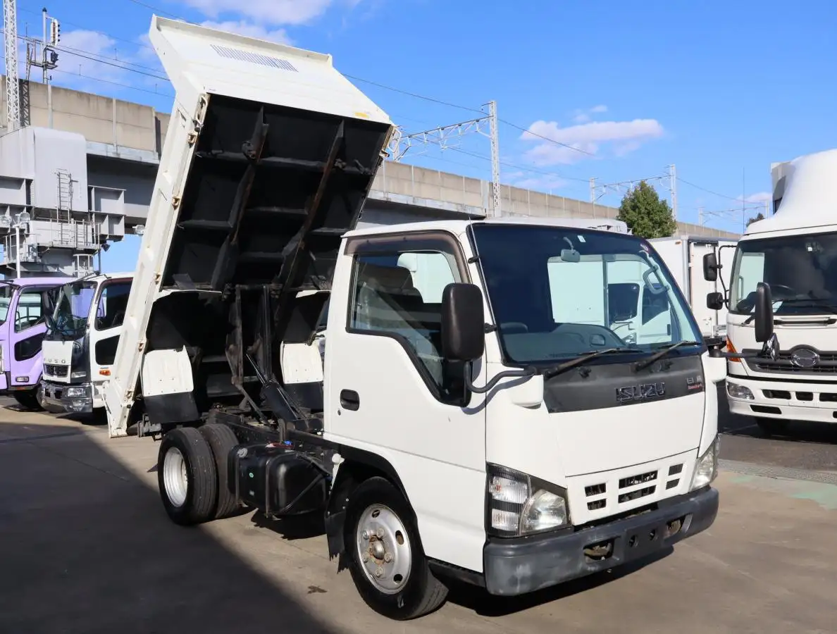 いすゞ エルフ 小型 ダンプ 強化 PB-NKR81ADの中古トラック画像2