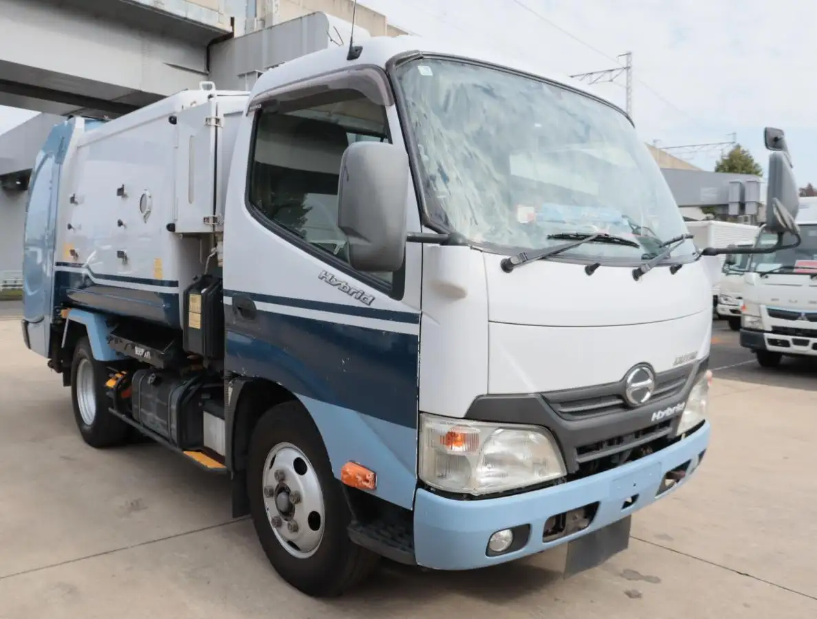 日野 デュトロ 小型 パッカー車 巻き込み式 回転ダンプ式の中古トラック画像2