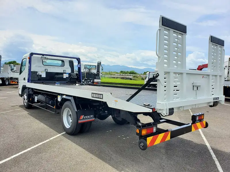 三菱 キャンター 小型 車両重機運搬 ラジコン ウインチの中古トラック画像5