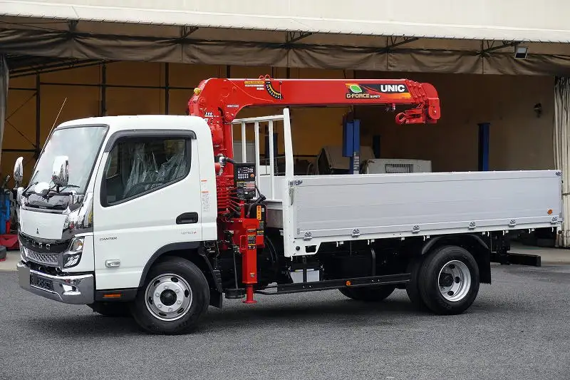 三菱 キャンター 小型 クレーン付 アルミブロック 4段 の中古トラック【車両No.176876】
