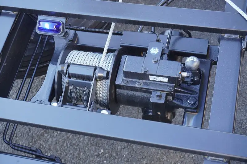 三菱 キャンター 小型 車両重機運搬 ラジコン ウインチの中古トラック画像6