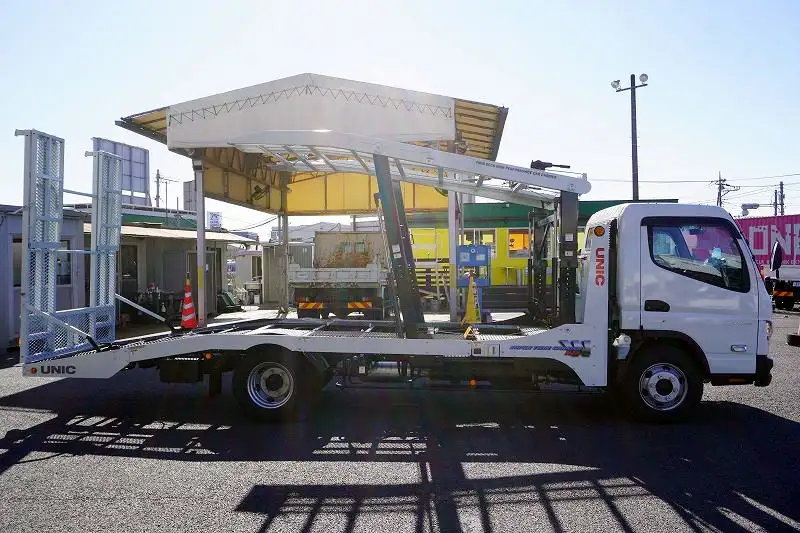 三菱 キャンター 小型 車両重機運搬 ラジコン ウインチの中古トラック画像2