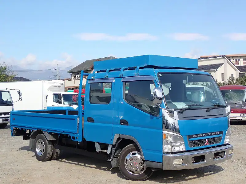 三菱 キャンター 小型 平ボディ Wキャブ PA-FE82DEの中古トラック画像2
