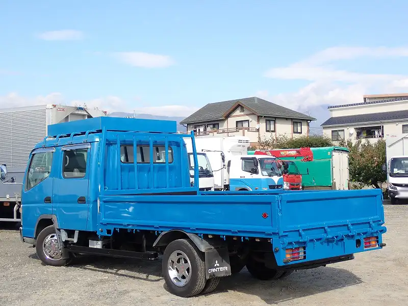 三菱 キャンター 小型 平ボディ Wキャブ PA-FE82DEの中古トラック画像6