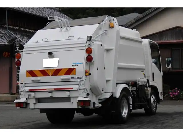 いすゞ エルフ 小型 パッカー車 巻き込み式 回転ダンプ式の中古トラック画像2