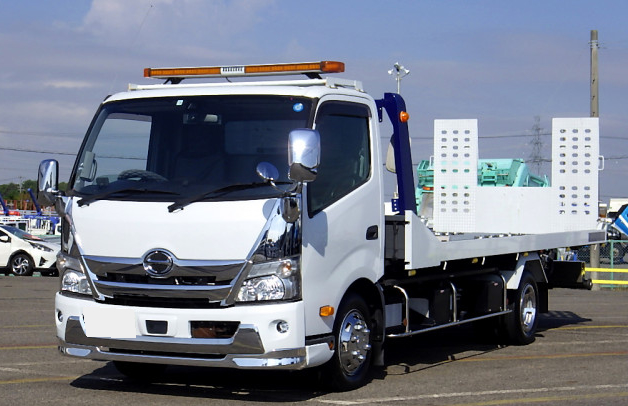 日野 デュトロ 小型 車両重機運搬 セーフティーローダー TPG-XZU722M