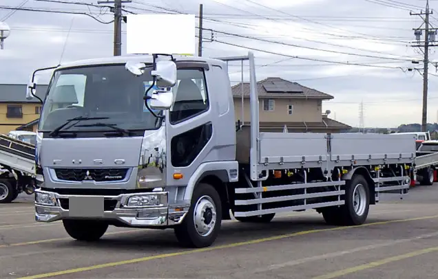 三菱 ファイター 中型/増トン 平ボディ アルミブロック エアサスの中古トラック画像1