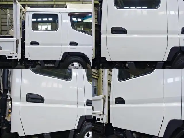 三菱 キャンター 小型 平ボディ Wキャブ 床鉄板の中古トラック画像9