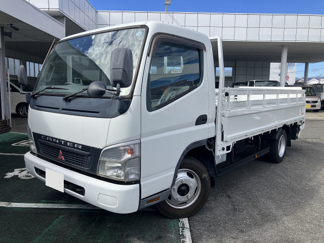 三菱 キャンター 小型 平ボディ ワイドロング PA-FE82DE
