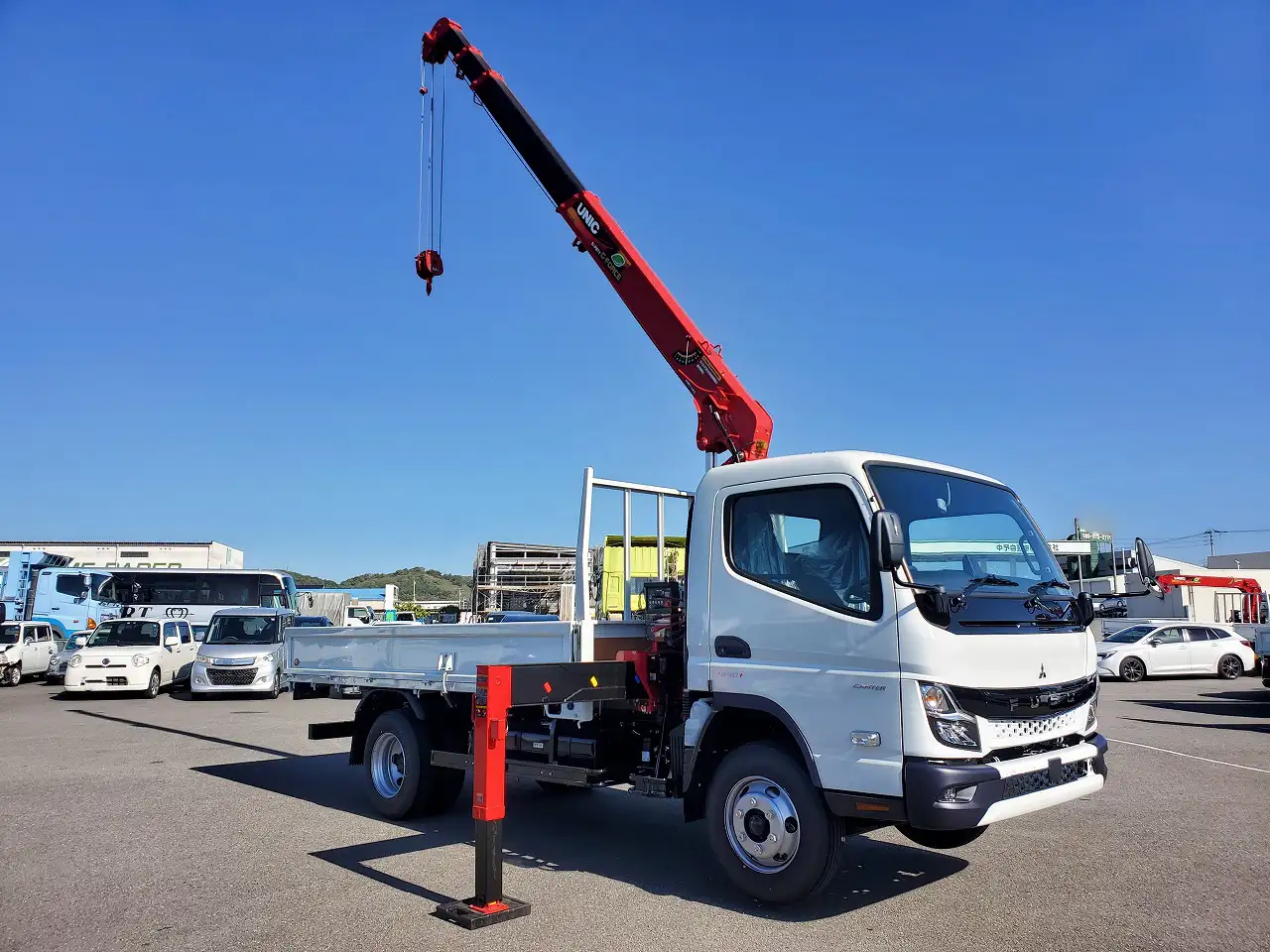 三菱 キャンター 小型 クレーン付 4段 ラジコンの中古トラック画像5