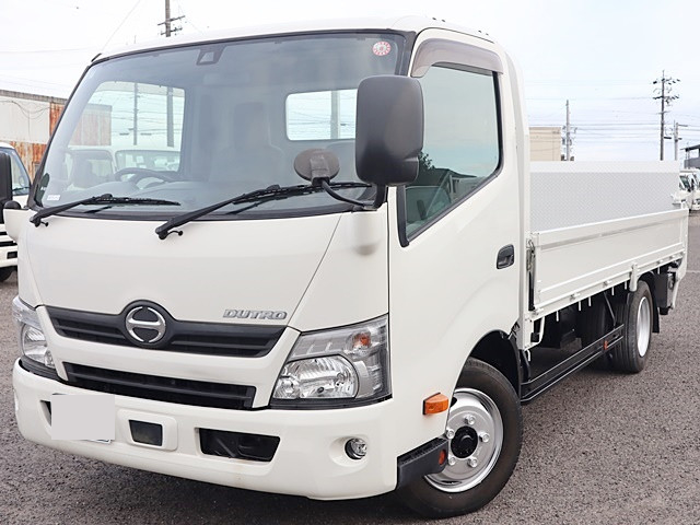 日野 デュトロ 小型 平ボディ ワイドロング TKG-XZU710M