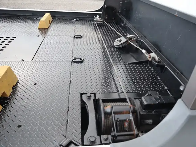 三菱 キャンター 小型 車両重機運搬 ラジコン ウインチの中古トラック画像8
