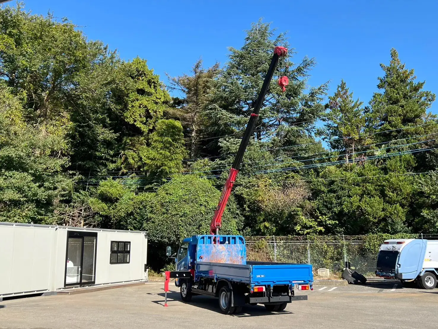 日野 デュトロ 小型 クレーン付 床鉄板 3段の中古トラック画像10