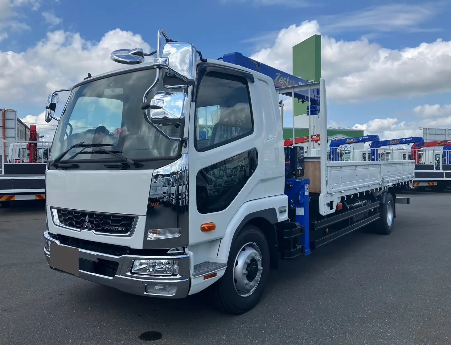 三菱 ファイター 中型/増トン クレーン付 4段 ラジコン｜画像1