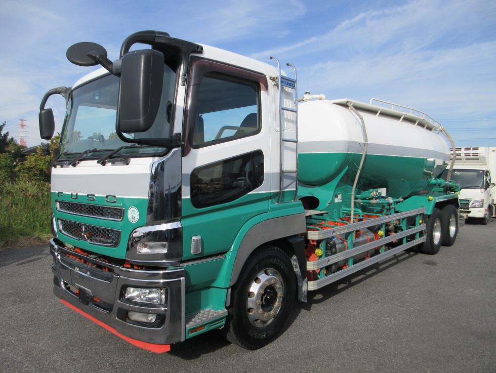 三菱 スーパーグレート 大型 タンク車 バルク QKG-FU54VZ