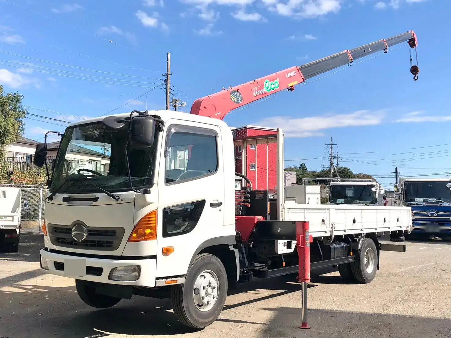 日野 レンジャー 中型/増トン クレーン付 4段 ラジコンの中古トラック画像1