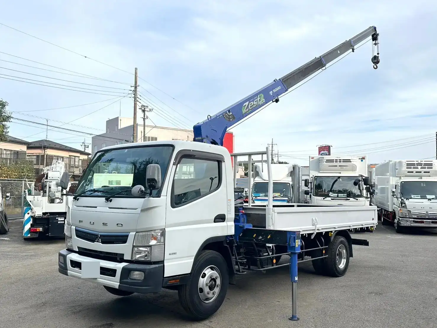 三菱 キャンター 小型 クレーン付 4段 ラジコンの中古トラック画像1
