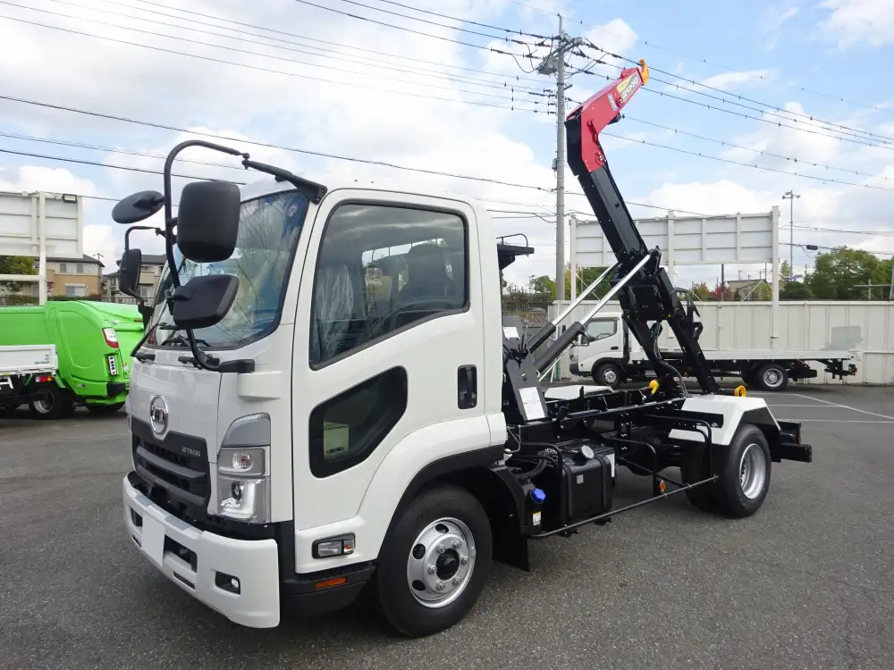 日産UD コンドル 中型/増トン アームロール ツインホイスト 2RG-BRR90S1の中古トラック画像1