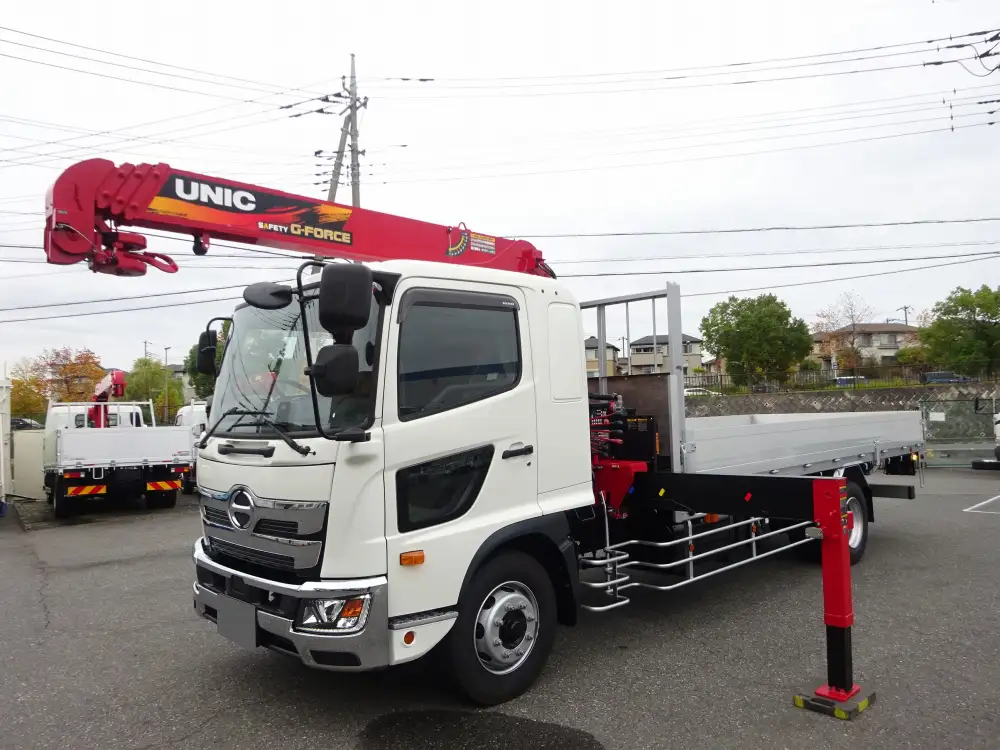 日野 レンジャー 中型/増トン クレーン付 アルミブロック 4段 の中古トラック【車両No.177097】