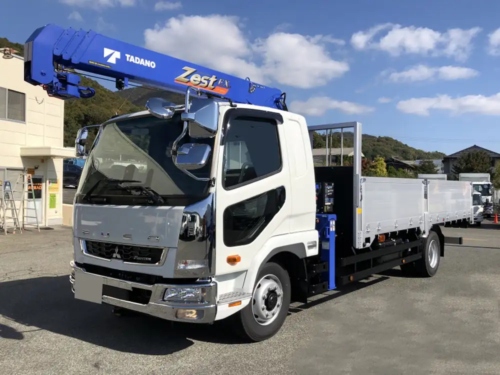三菱 ファイター 中型/増トン クレーン付 アルミブロック 4段の中古トラック画像1