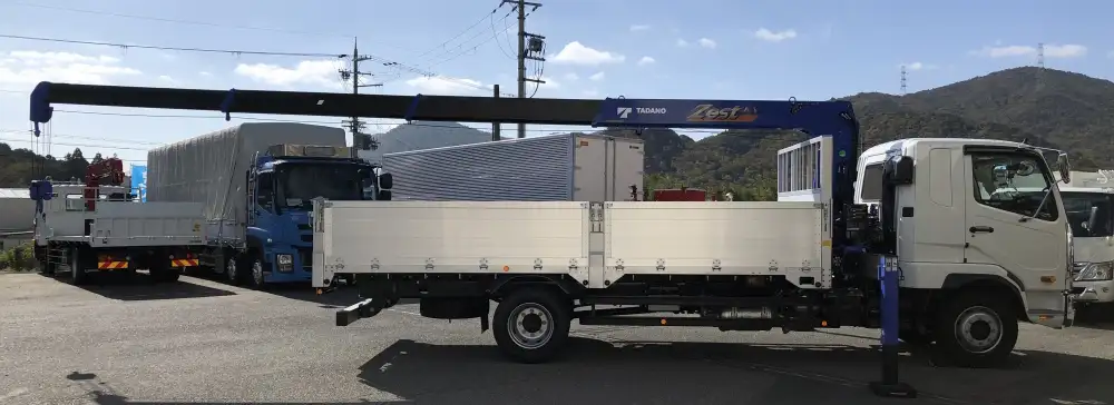 三菱 ファイター 中型/増トン クレーン付 アルミブロック 4段の中古トラック画像2