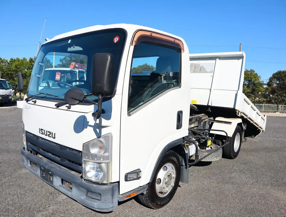 いすゞ エルフ 小型 ダンプ ローダー SKG-NPR85YNの中古トラック画像1