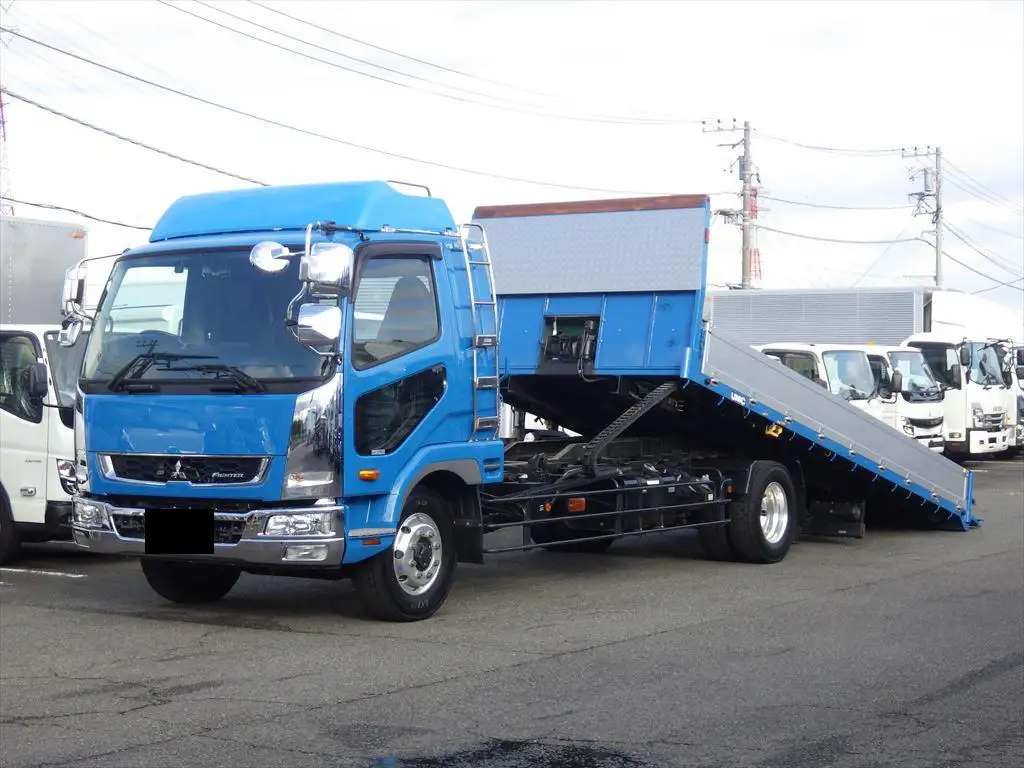 三菱 ファイター 中型/増トン 車両重機運搬 ラジコン ウインチの中古トラック画像1