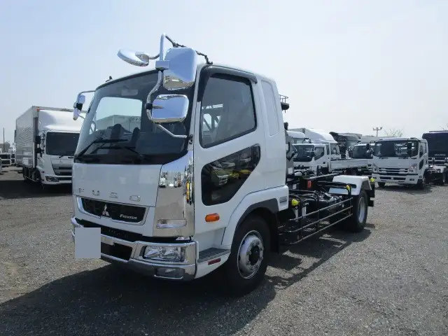 三菱 ファイター 中型/増トン アームロール ツインホイスト ベッド の中古トラック【車両No.177203】