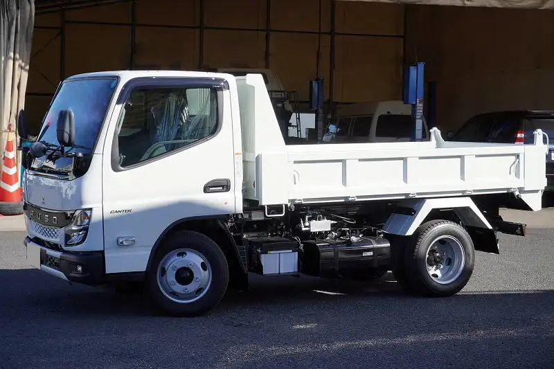 三菱 キャンター 小型 ダンプ ローダー 強化 の中古トラック【車両No.177332】